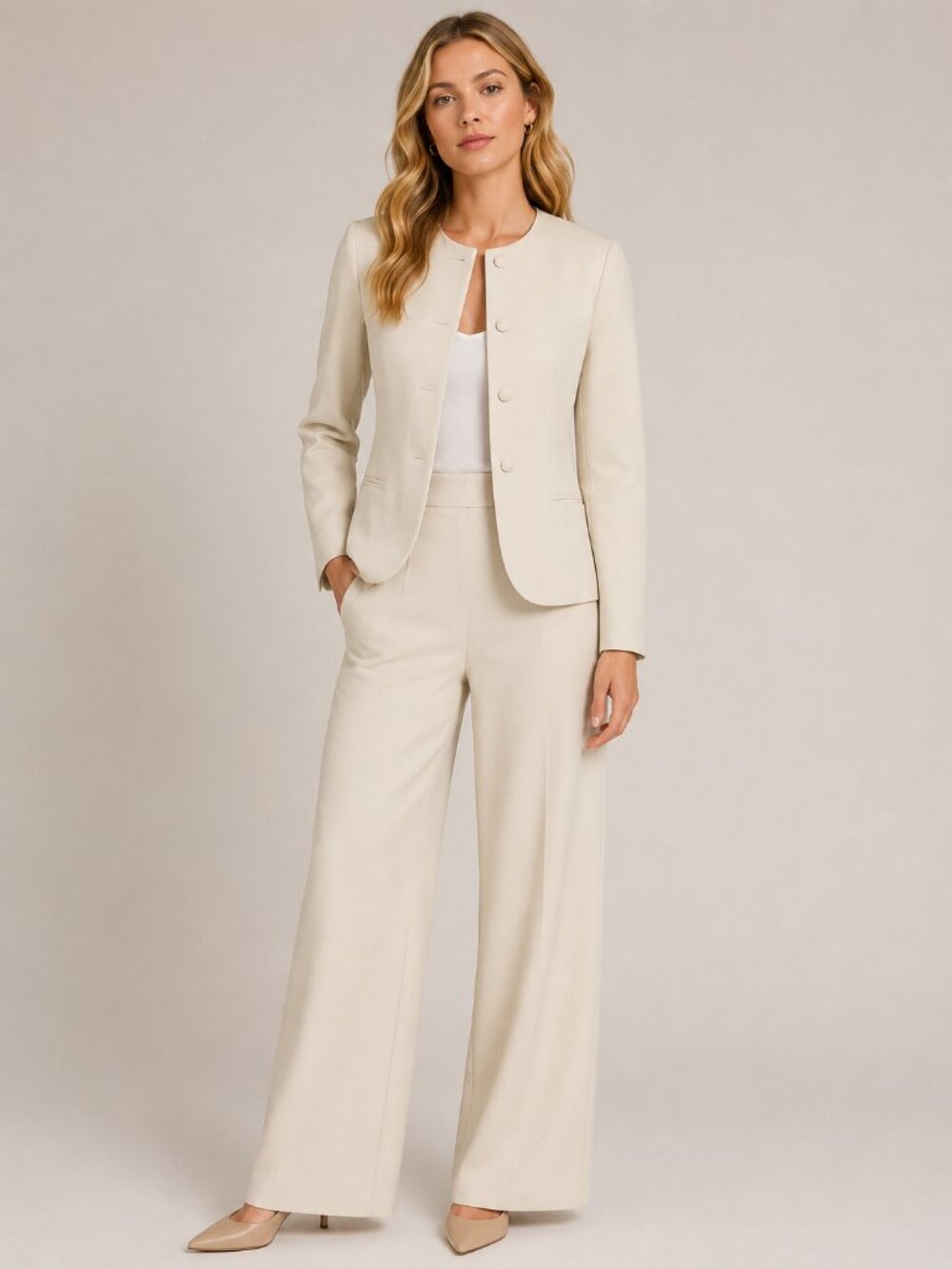 Christian Dior Professional Jacket Ivory Cream